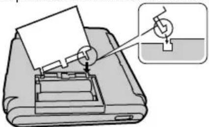 PANASONIC SV-SR100 - ■If the battery lid comes loose - 1