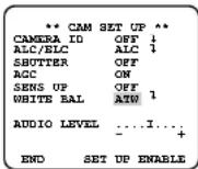 PANASONIC WV-CP160 - 6-1. Auto-Tracing-Modi (ATW) - 1