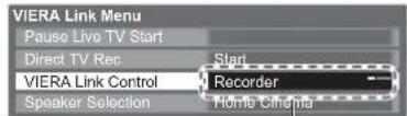 PANASONIC Viera TX-L42U2L - If multiple recorders or players are connected - 2