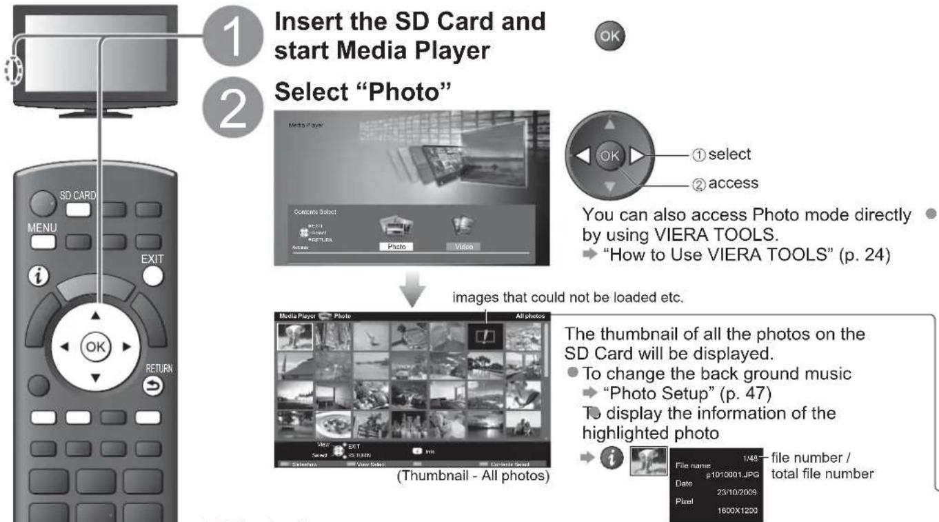 PANASONIC Viera TX-L42U2L - Photo mode - 1