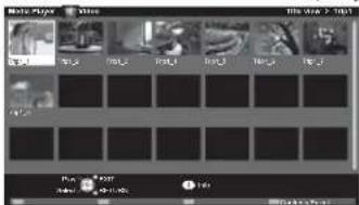 PANASONIC Viera TX-L42U2L - Playback from the selected scene in the title - 2