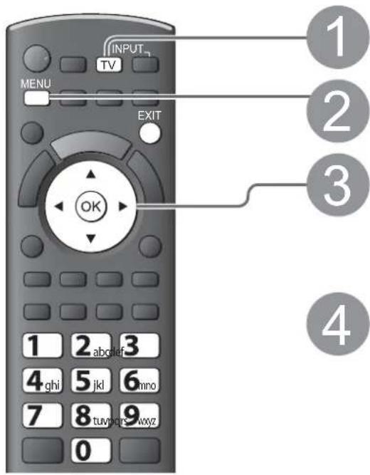 PANASONIC Viera TX-L42U2L - DVB-C channels - 1