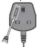 PANASONIC Viera TX-L42U2L - IMPORTANT: THE MOULDED MAINS PLUG - 1
