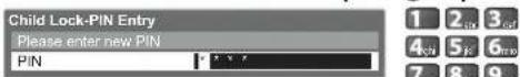 PANASONIC Viera TX-L42U2L - Control channel audience Child Lock - 1