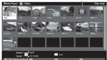 PANASONIC Viera TX-L42U2L - Select "Video" - 4
