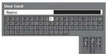PANASONIC Viera TX-L42U2L - ■ Enter characters by free input menu - 1