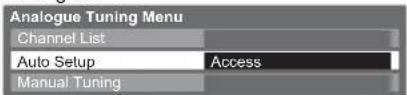 PANASONIC Viera TX-L42U2L - Select "Auto Setup" - 3