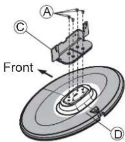 PANASONIC Viera TX-L42U2L - ■ Assembling the pedestal - 1