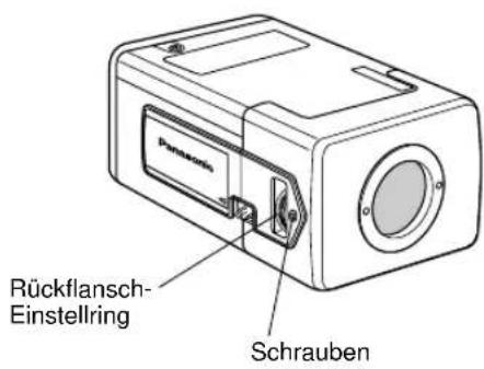 PANASONIC WV-CL920 - FOKUS- ODER RÜCKFLANCHEINSTELLUNG - 1