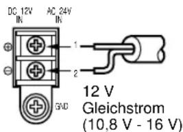 PANASONIC WV-CL920 - 12 V Gleichstrom-versorgung - 1
