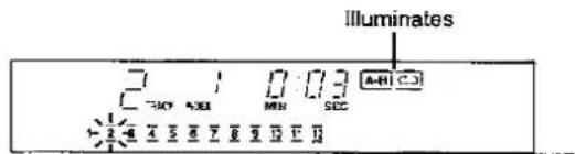 PANASONIC SL-PS840 - Press A-B REPEAT again at the point where you want the repetition to end. - 1