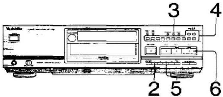 PANASONIC SL-PS700 - Recording in the CD track sequence (auto edit) - 5