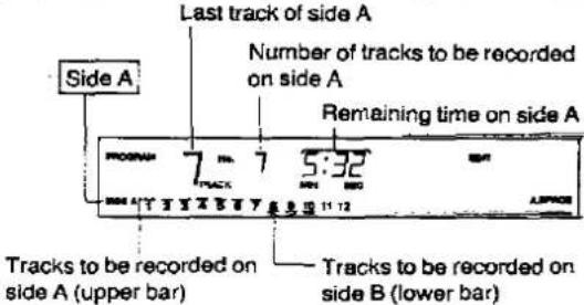 PANASONIC SL-PS700 - Recording in the CD track sequence (auto edit) - 2