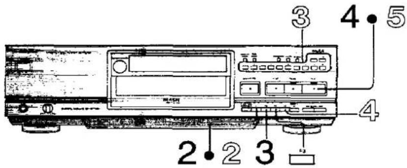 PANASONIC SL-PS700 - Closing up unrecorded blanks between tracks (auto space off) - 6
