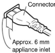 PANASONIC SL-PS7 - Insertion of connector - 1