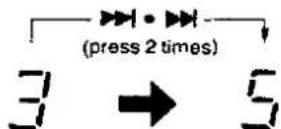 PANASONIC SL-P999 - •To skip forward, press ▶▶ button. - 1