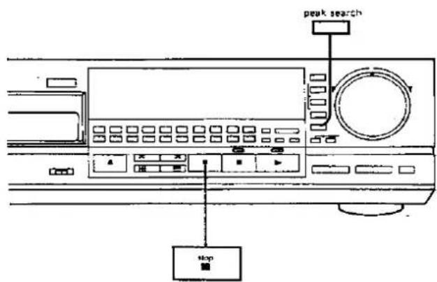 PANASONIC SL-P999 - recording level adjustment - 1
