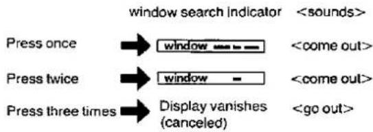 PANASONIC SL-P999 - Window search - 1