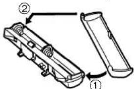PANASONIC SL-CT470 - If the cover of the external battery case comes loose: ② - 1