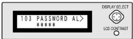 PANASONIC WJ-HD100 - - Einstellung des Kennwortes 102 PASSWORD LOCK - 4