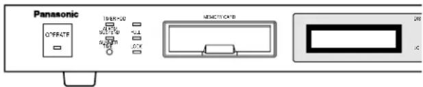 PANASONIC WJ-HD100 - ■ Interne Timeraufnahme (INTERNAL TIMER REC) - 1