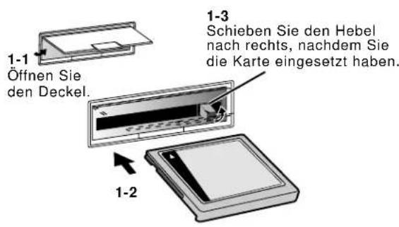 PANASONIC WJ-HD100 - ■ Kopieren auf CompactFlash-Karte - 1