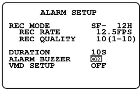 PANASONIC WJ-HD100 - - Alarmsummer 305 ALARM BUZZER - 1