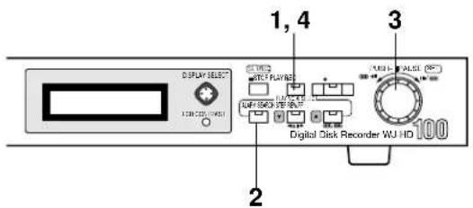 PANASONIC WJ-HD100 - - Alarmaufnahmesuche - 1