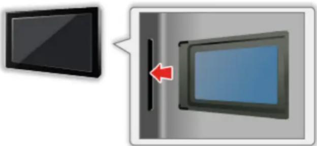 PANASONIC Viera TX-49DS500ES - So setzen Sie das CI-Modul und die Smart Card ein - 1