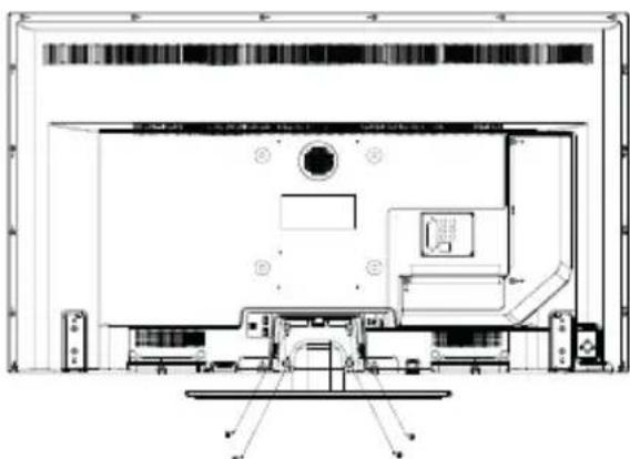 PANASONIC Viera TX-43FS352B - Assembling the pedestal - 3