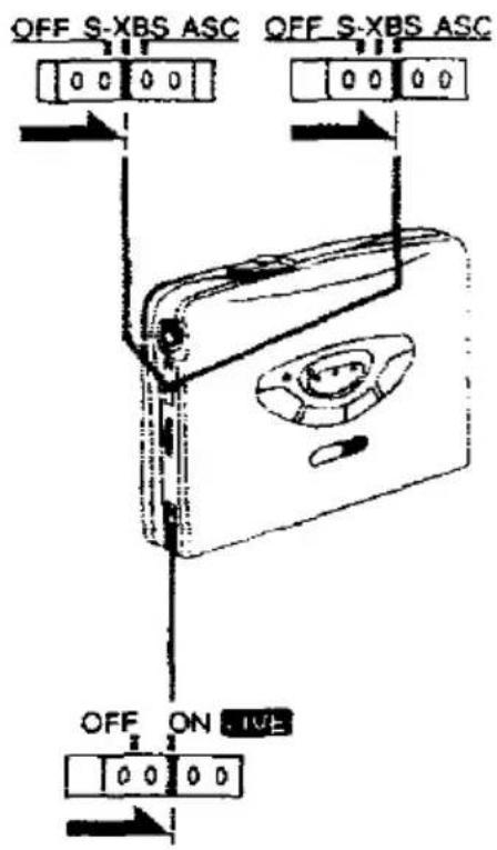 PANASONIC RQ-S50 - Changing the Tone - 1