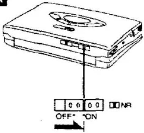 PANASONIC RQ-S50 - Press and hold CUE or REV during play. - 1
