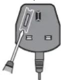 PANASONIC Viera TX-32LZD80 - IMPORTANT: THE MOULDED MAINS PLUG - 1