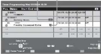 PANASONIC Viera TX-32LZD80 - Using TV Guide - 13