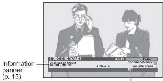 PANASONIC Viera TX-32LZD80 - DVB teletext services - 1