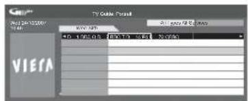 PANASONIC Viera TX-32LZD80 - No programmes shown on TV Guide - 1