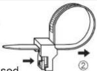 PANASONIC Viera TX-32LZD80 - Using the clamper - 3
