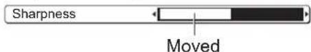 PANASONIC Viera TX-32LZD80 - ■Adjust using the slide bar - 1
