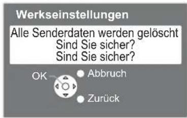 PANASONIC Viera TX-32LXD75F - Wiederherstellen des Auslieferungszustands - 3
