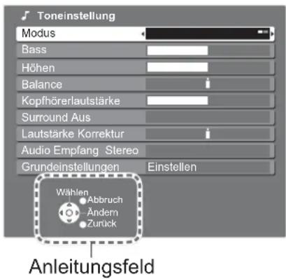 PANASONIC Viera TX-32LXD75F - ■ Bildschirm-Hilfe - 1