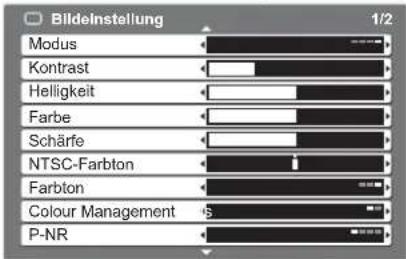 PANASONIC Viera TX-32LXD75F - Nehmen Sie die gewünschte Einstellung oder Auswahl vor. - 1