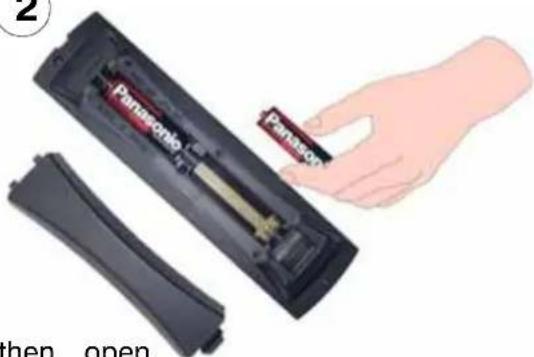PANASONIC Viera TX-32LXD60EB - Remotecontrolbatteries - 2