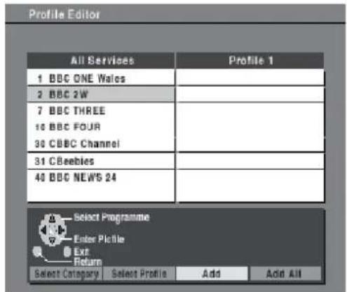 PANASONIC Viera TX-32LXD60EB - EdittheProfilelist - 13