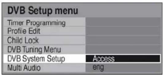PANASONIC Viera TX-32LXD60EB - DVBSystemSetup(DVBmode) - 2