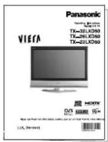 PANASONIC Viera TX-32LXD60EB - Checkthatyouhavetheaccessoriesanditemsshown - 5