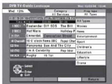 PANASONIC Viera TX-32LXD60EB - Information andTimerProgramming(ex.Landscape) - 4