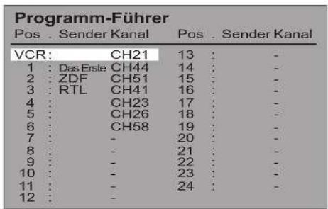 PANASONIC Viera TX-32LX63F - Die Taste "Programm-Führer" zeigt die Programmliste an. - 6