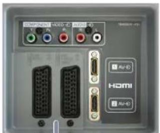 PANASONIC Viera TX-32LX60L - How to connect the AV1 / 2 Scart terminals - 4