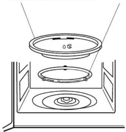 Magic Chef MCD993R - PLATO DE CRISTAL - 1