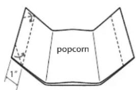 1" popcorn
